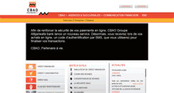 Desktop Screenshot of cbao.sn