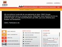 Tablet Screenshot of cbao.sn